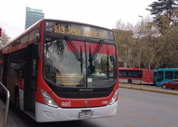 Llegan a Chile 95 nuevos buses eléctricos para sistema Red de la Región Metropolitana