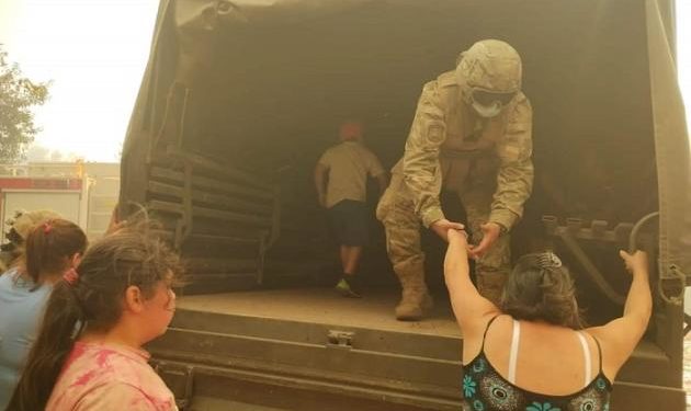 Ministra Maya Fernández valoró amplio despliegue de la defensa nacional en medio de incendios