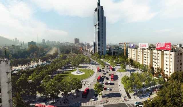 Acuerdo transversal por Nueva Alameda: se termina rotonda en Plaza Italia y se aumenta a 13 mil metros cuadrados de parque