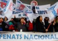 Paro de la FENATS: Gremios de la salud siguen protestando por despido de trabajadores
