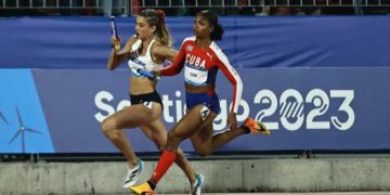 Chile hace historia y consigue la plata en la 4×100 femenina