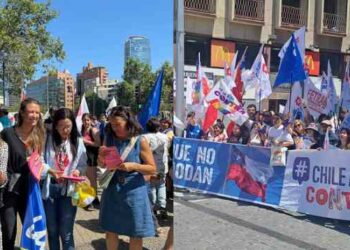 Marcados por la contingencia política: comandos por el “A favor” y “En contra” despliegan cierres de campaña